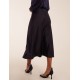 Satin Bias Midi Skirt