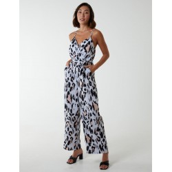 Leopard Belted Jumpsuit