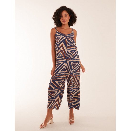 Oversized Aztec Casual Jumpsuit