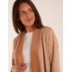 Suede Look Waterfall Jacket