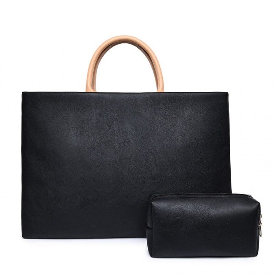 15 inch Leather Laptop Tote