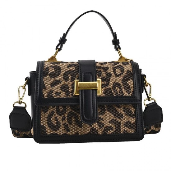 Leopard Print Crossbody Bag