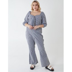 Curve Gingham Jumpsuit