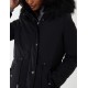 Black Reversible Faux Fur & Trench Jacket