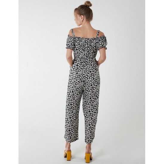 Cami Strap Bardot Daisy Jumpsuit